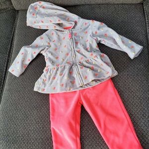 Carters heart outfit